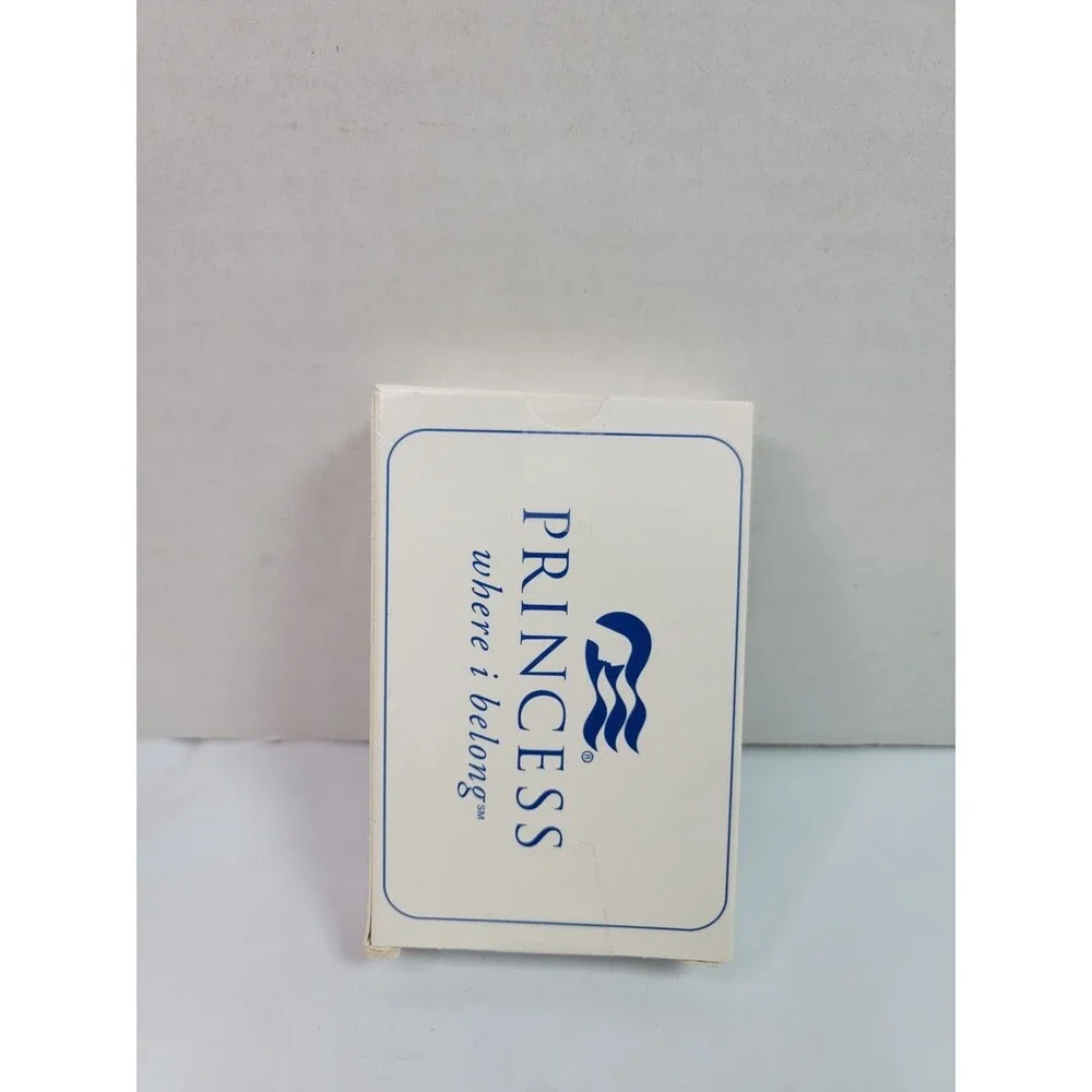 Princess Cruises Playing Cards Deck Where I Belong Blue White Cruise Ship...